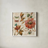 French Country V by Lisa Audit. Shown in a crisp white glass frame for a clean and minimalist style. Available as an archival giclee rolled canvas, fine art paper, or poster print. SKU 15839a.