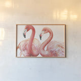 Gracefully Pink I by Lisa Audit. shown as a paper print in a natural frame. Available as a archival giclee rolled canvas, fine art paper, or poster print. SKU 28287i.
