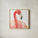 Gracefully Pink II by Lisa Audit. Shown in a natural wood glass frame for a timeless modern aesthetic. Available as an archival giclee rolled canvas, fine art paper, or poster print. SKU 28288a.