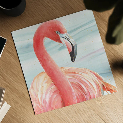 Gracefully Pink II Water Wash by Lisa Audit. Shown as a detailed flat fine art print, highlighting archival giclee quality. Available as an archival giclee rolled canvas, fine art paper, or poster print. SKU 98661a.