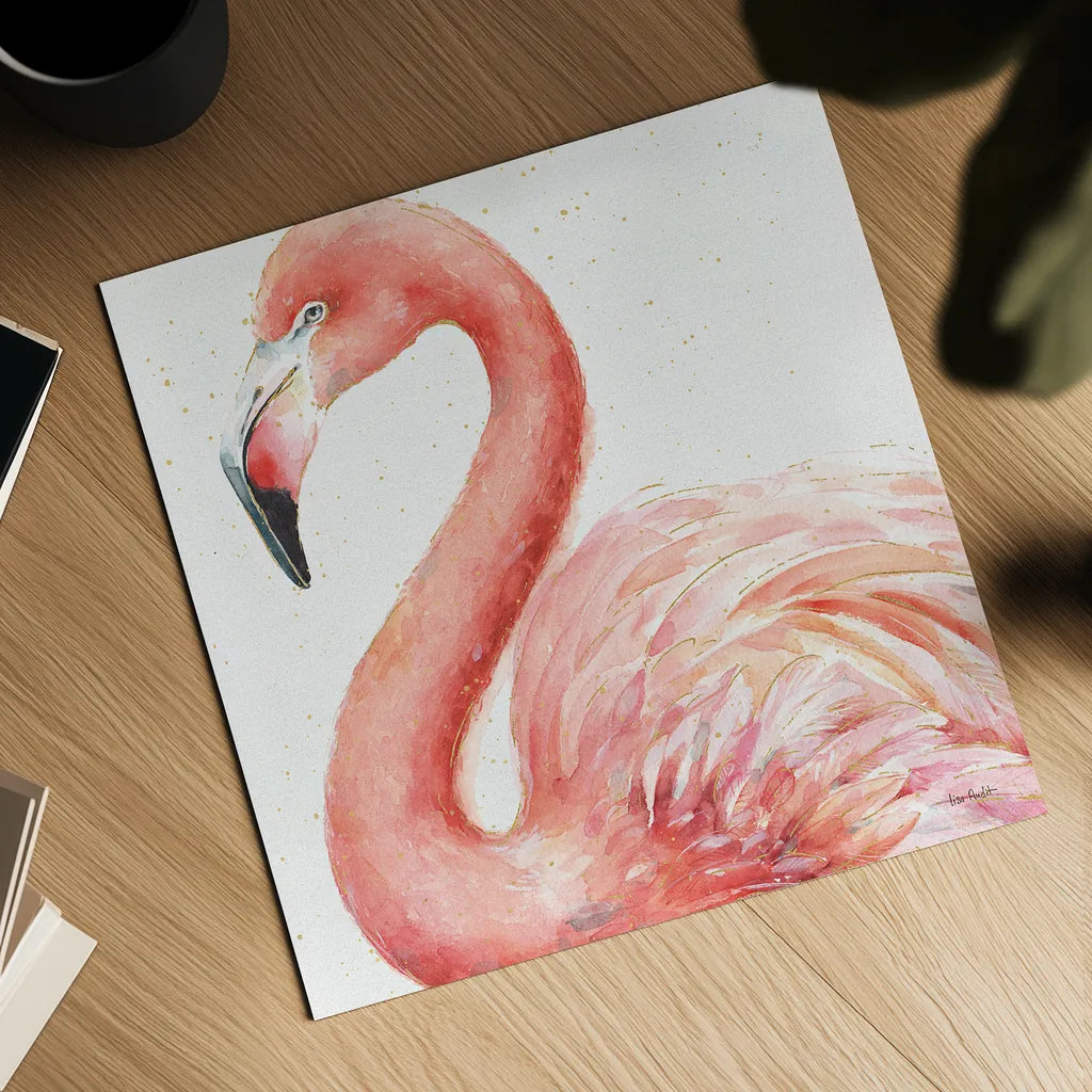 Gracefully Pink III by Lisa Audit. Shown as a detailed flat fine art print, highlighting archival giclee quality. Available as an archival giclee rolled canvas, fine art paper, or poster print. SKU 28289a.