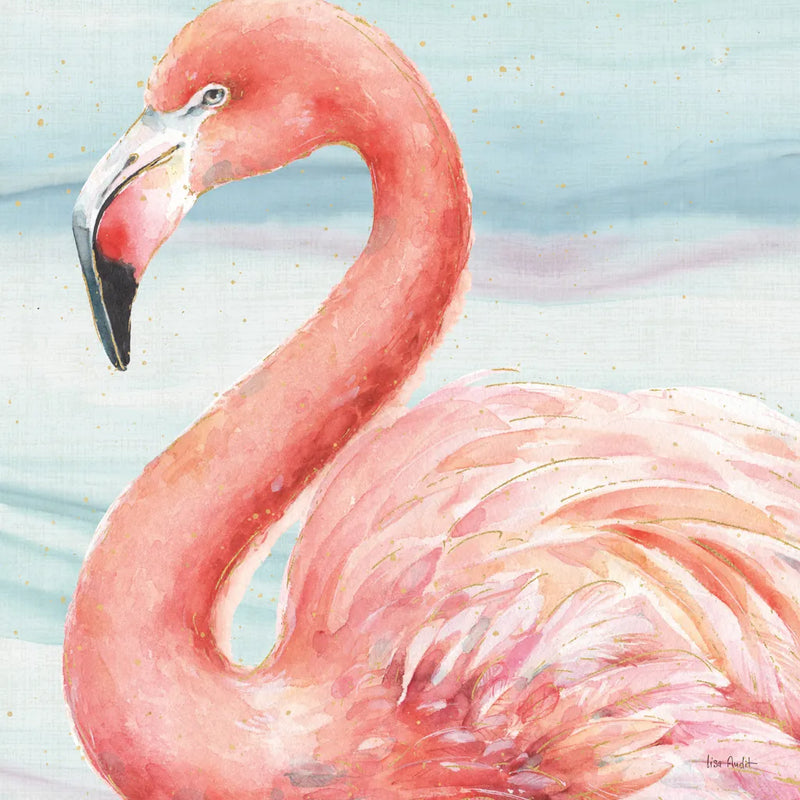 Gracefully Pink III Water Wash by Lisa Audit. SKU 98662a. Archival Giclee Fine art print for wall decor.