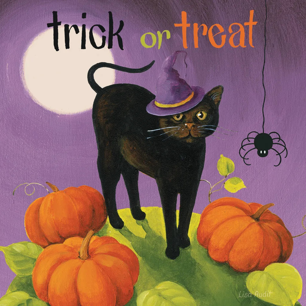 Happy Haunting III by Lisa Audit. SKU 80108a. Archival Giclee Fine art print for wall decor.