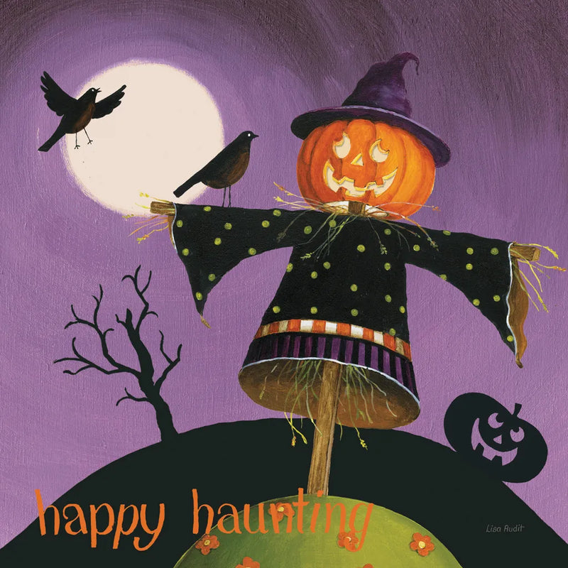 Happy Haunting V by Lisa Audit. SKU 80110a. Archival Giclee Fine art print for wall decor.