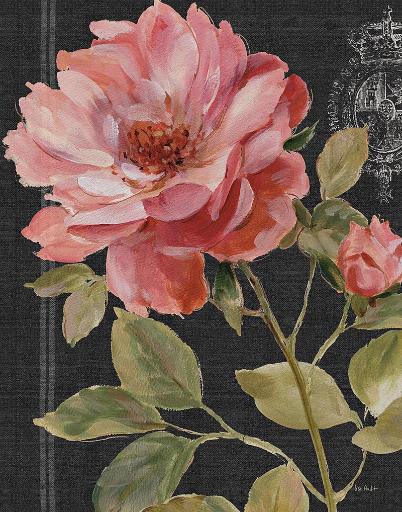 Harmonious Rose Black by Lisa Audit