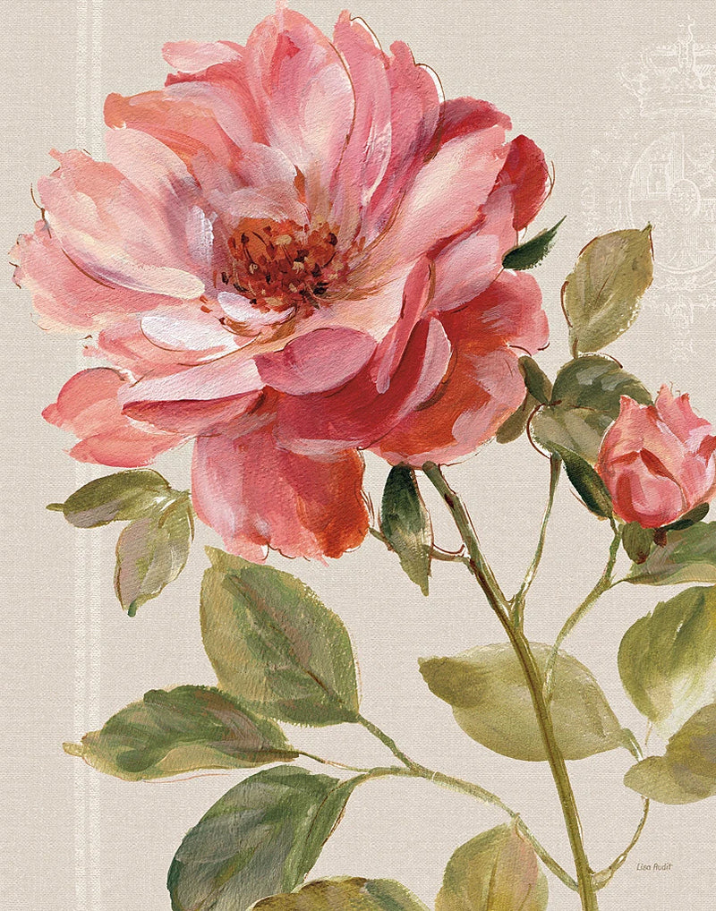 Harmonious Rose Linen by Lisa Audit