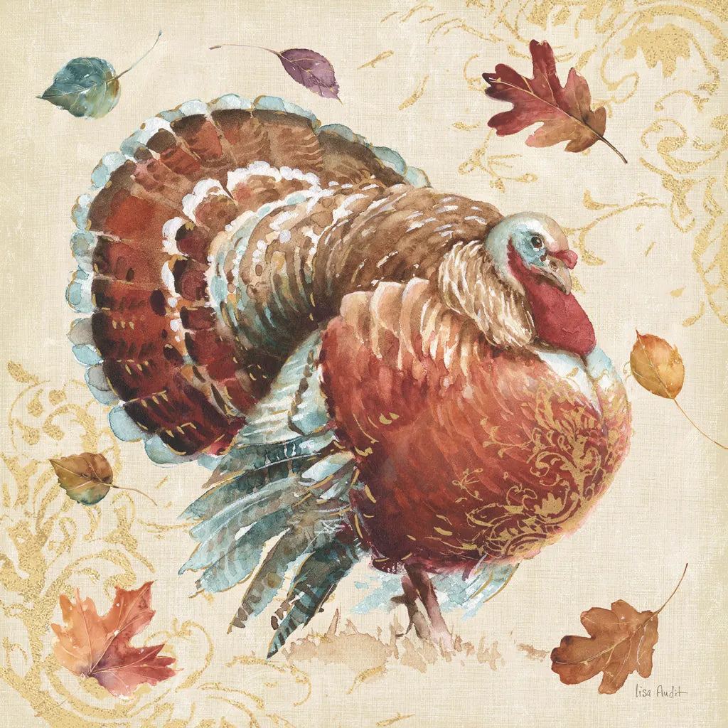 Harvest Moment Turkey by Lisa Audit. SKU 94123a. Archival Giclee Fine art print for wall decor.