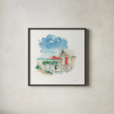 In the Moment IV by Lisa Audit. Shown in a sleek black glass frame for a contemporary gallery look. Available as an archival giclee rolled canvas, fine art paper, or poster print. SKU 20517a.