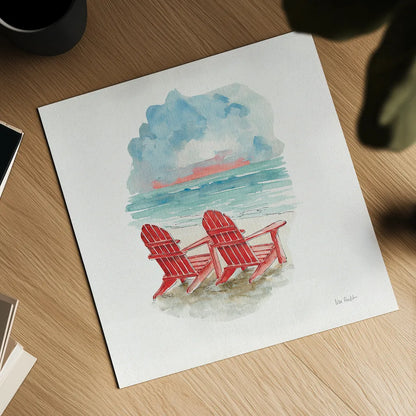 In the Moment V Sq by Lisa Audit. Shown as a detailed flat fine art print, highlighting archival giclee quality. Available as an archival giclee rolled canvas, fine art paper, or poster print. SKU 17592a.