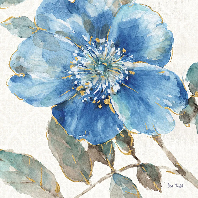 Indigold V by Lisa Audit. SKU 24200a. Archival Giclee Fine art print for wall decor.