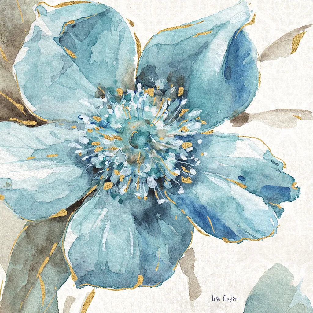 Indigold VI by Lisa Audit. SKU 24201a. Archival Giclee Fine art print for wall decor.