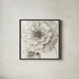 Indigold VII Gray by Lisa Audit. Shown in a sleek black glass frame for a contemporary gallery look. Available as an archival giclee rolled canvas, fine art paper, or poster print. SKU 45751a.