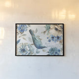Indigold VIII by Lisa Audit. shown as a paper print in a black flame. Available as a archival giclee rolled canvas, fine art paper, or poster print. SKU 24203i.