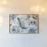 Indigold VIII by Lisa Audit. shown as a paper print in a natural frame. Available as a archival giclee rolled canvas, fine art paper, or poster print. SKU 24203i.