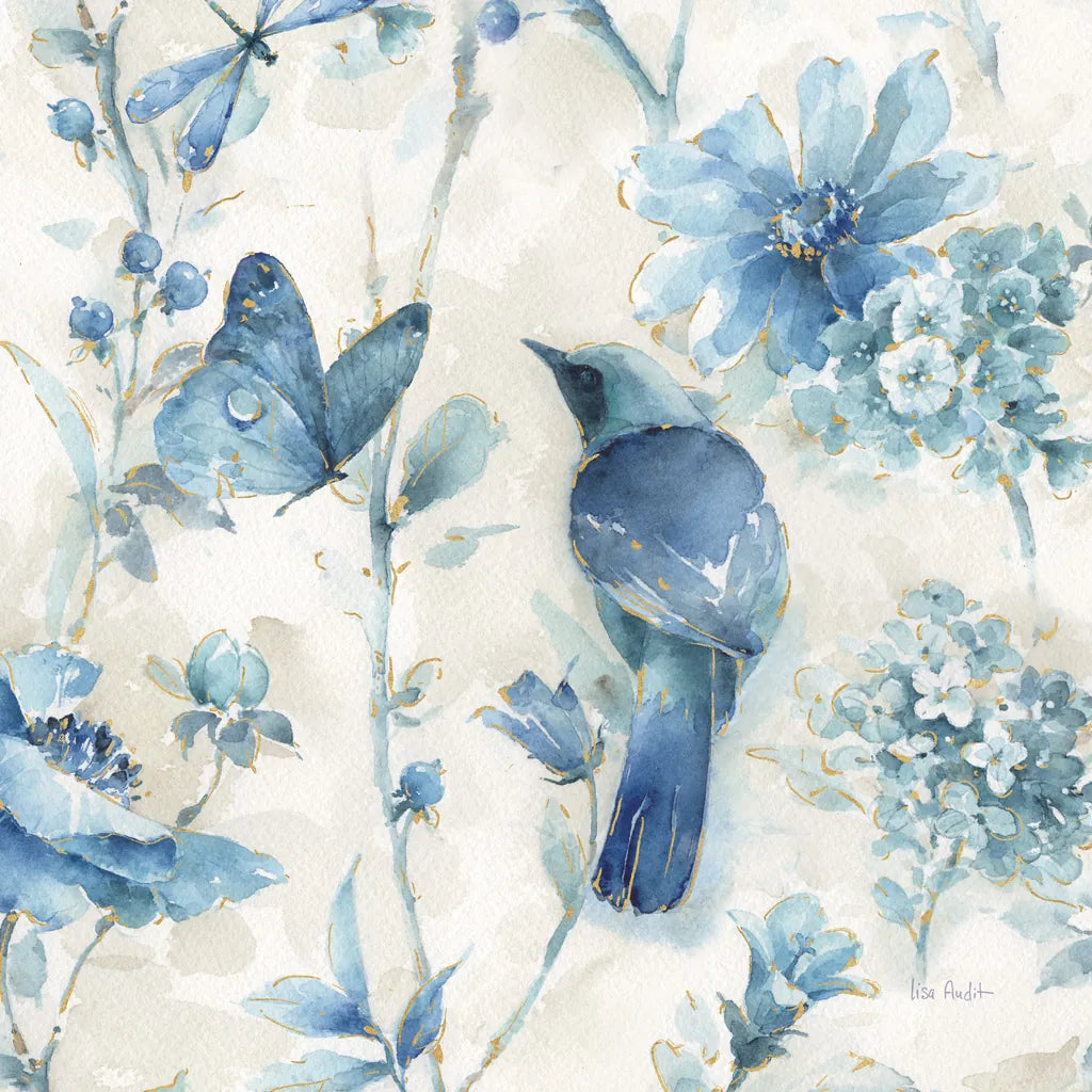 Indigold XII by Lisa Audit. SKU 24207a. Archival Giclee Fine art print for wall decor.