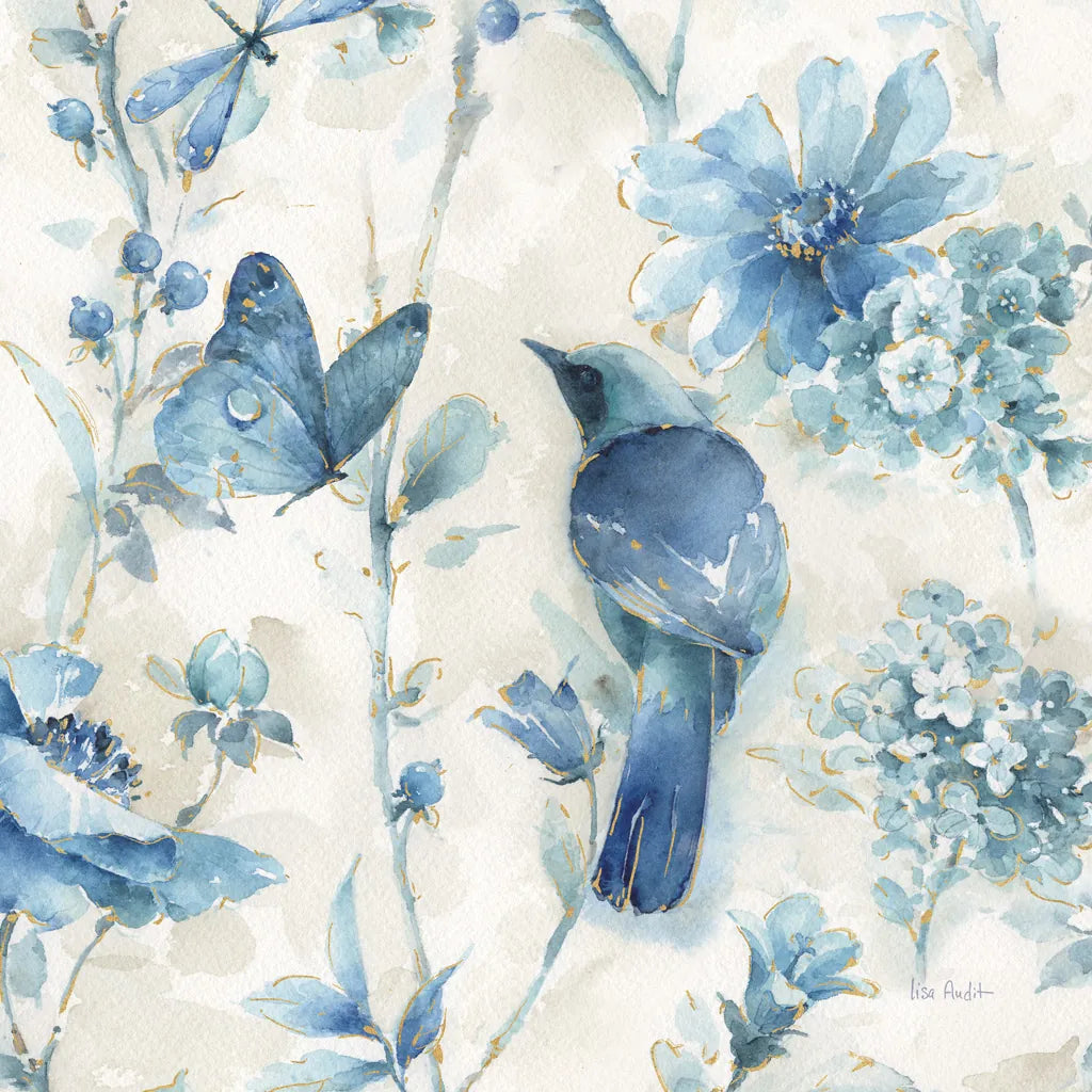 Indigold XII v2 by Lisa Audit. SKU 54273a. Archival Giclee Fine art print for wall decor.