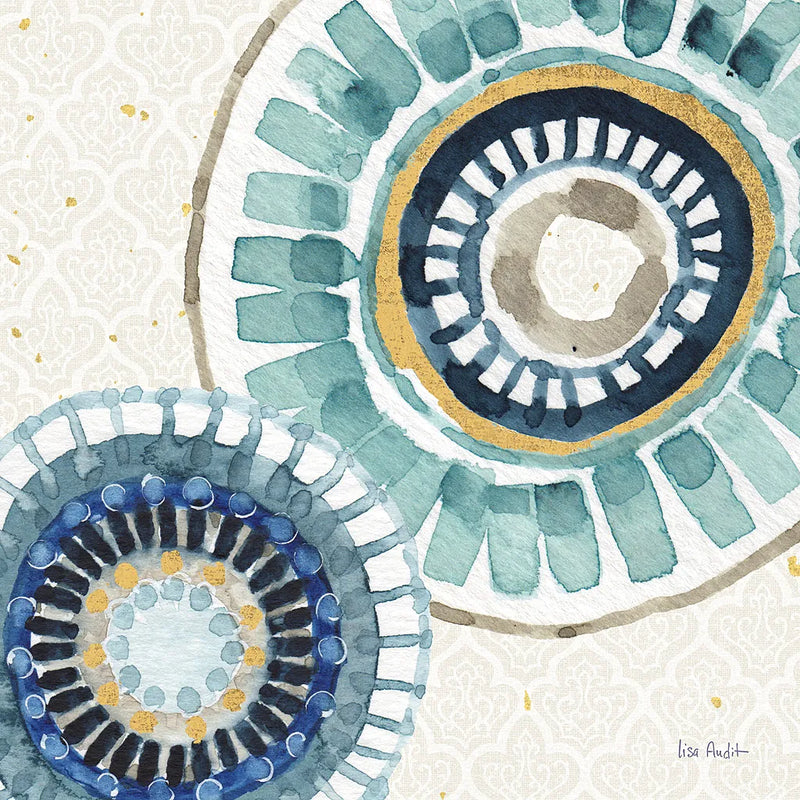 Indigold XV by Lisa Audit. SKU 24210a. Archival Giclee Fine art print for wall decor.