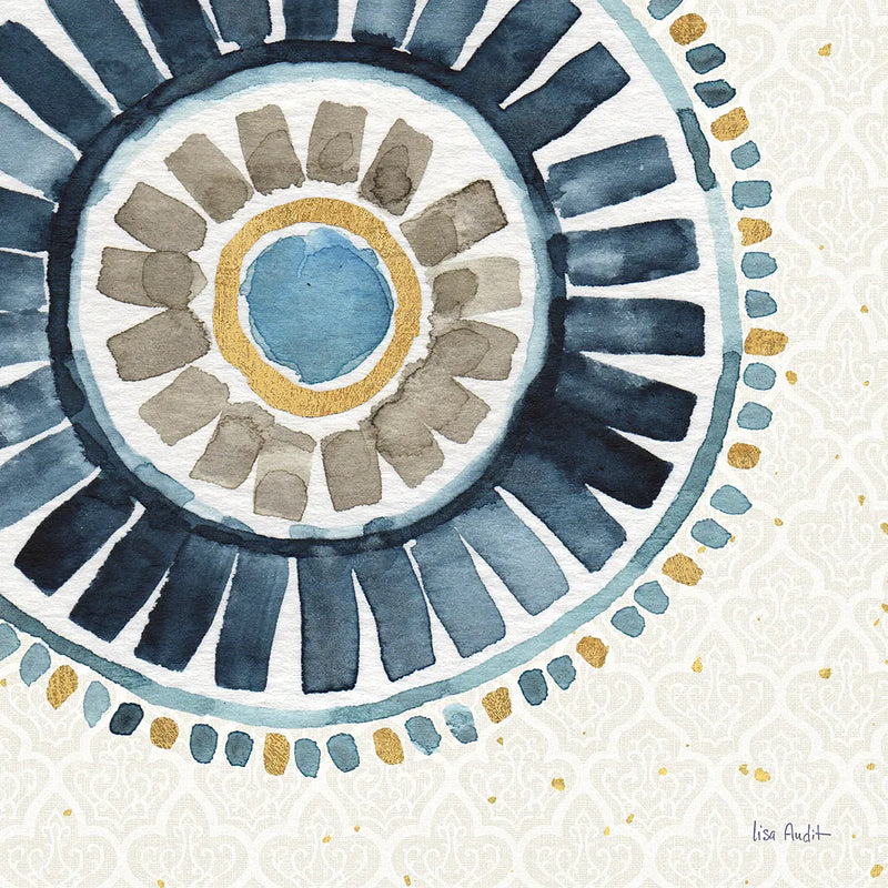 Indigold XVII by Lisa Audit. SKU 24212a. Archival Giclee Fine art print for wall decor.