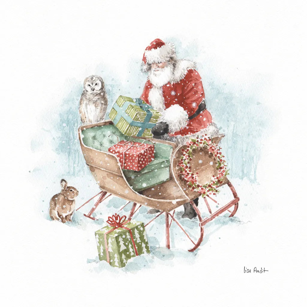 Magical Holidays II by Lisa Audit. SKU 54762a. Archival Giclee Fine art print for wall decor.