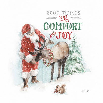 Magical Holidays III Comfort and Joy by Lisa Audit. SKU 58375a. Archival Giclee Fine art print for wall decor.