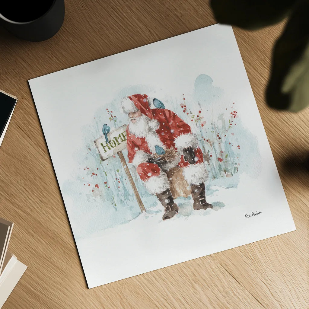 Magical Holidays IV by Lisa Audit. Shown as a detailed flat fine art print, highlighting archival giclee quality. Available as an archival giclee rolled canvas, fine art paper, or poster print. SKU 54764a.