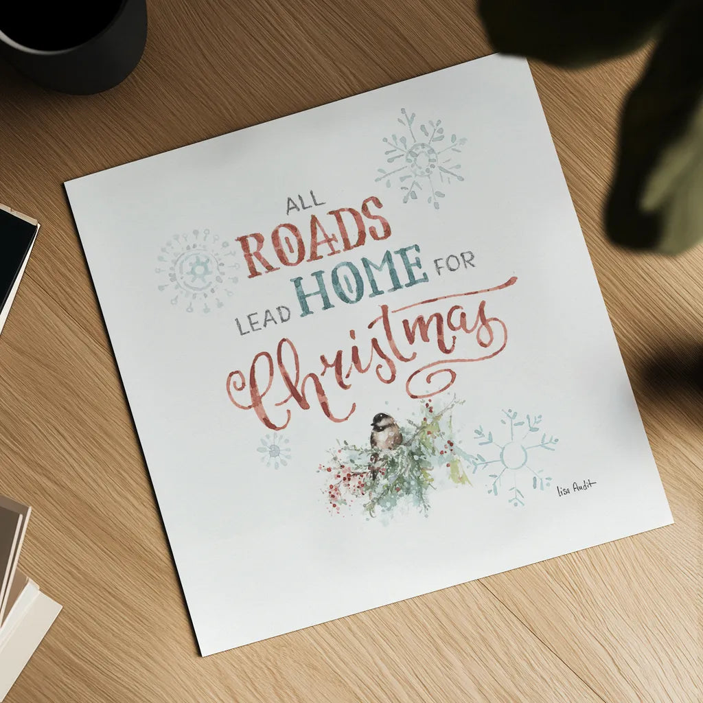 Magical Holidays IX by Lisa Audit. Shown as a detailed flat fine art print, highlighting archival giclee quality. Available as an archival giclee rolled canvas, fine art paper, or poster print. SKU 54769a.