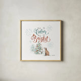Magical Holidays VI by Lisa Audit. Shown in a natural wood glass frame for a timeless modern aesthetic. Available as an archival giclee rolled canvas, fine art paper, or poster print. SKU 54766a.