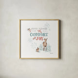 Magical Holidays VII by Lisa Audit. Shown in a natural wood glass frame for a timeless modern aesthetic. Available as an archival giclee rolled canvas, fine art paper, or poster print. SKU 54767a.