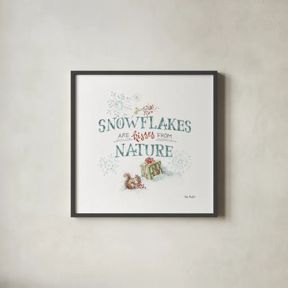 Magical Holidays VIII by Lisa Audit. Shown in a sleek black glass frame for a contemporary gallery look. Available as an archival giclee rolled canvas, fine art paper, or poster print. SKU 54768a.