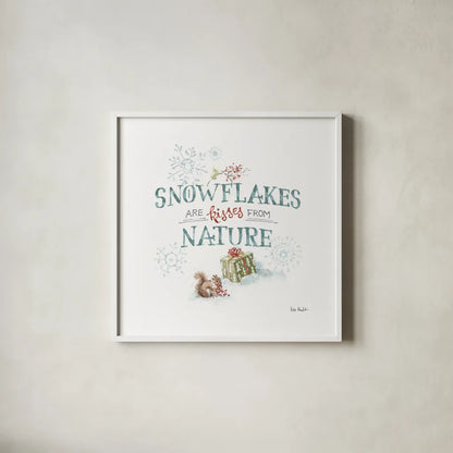 Magical Holidays VIII by Lisa Audit. Shown in a crisp white glass frame for a clean and minimalist style. Available as an archival giclee rolled canvas, fine art paper, or poster print. SKU 54768a.
