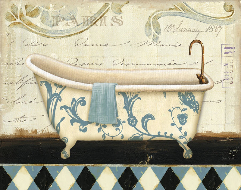Marche De Fleurs Bath I by Lisa Audit