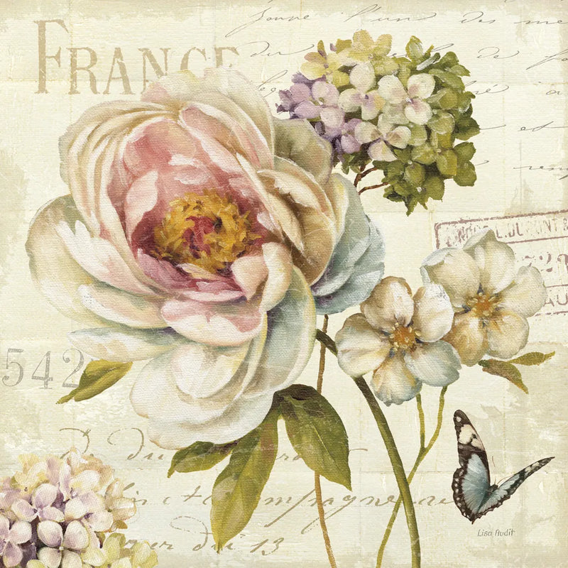 Marche de Fleurs III Crop by Lisa Audit. SKU 5774a. Archival Giclee Fine art print for wall decor.