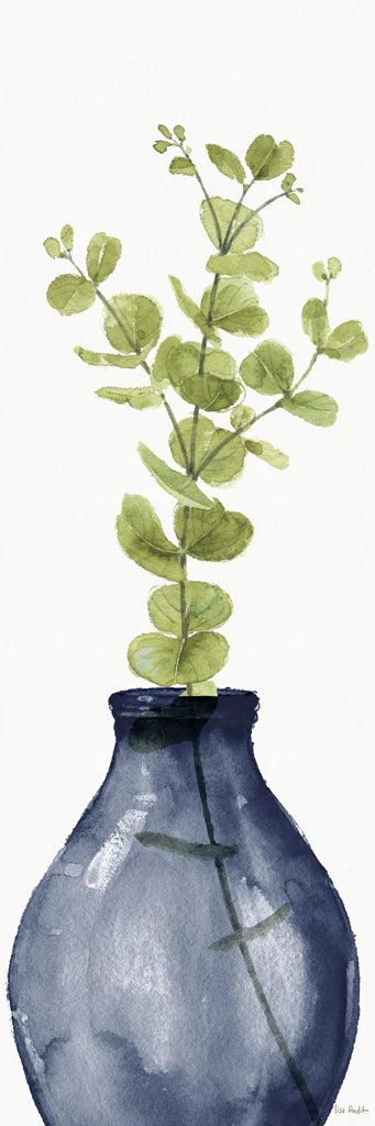 Mixed Greenery II Navy by Lisa Audit