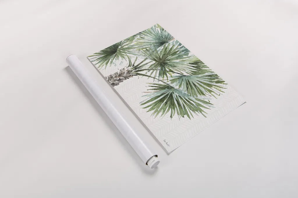 Mixed Greens I by Lisa Audit. shown as a rolled paper print. Available as archival giclee rolled canvas, fine art paper, or poster print. SKU 36459i.