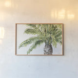 Mixed Greens II by Lisa Audit. shown as a paper print in a natural frame. Available as a archival giclee rolled canvas, fine art paper, or poster print. SKU 36460i.