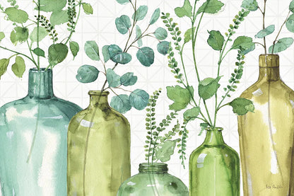 Mixed Greens L by Lisa Audit. SKU 36526i. Archival Giclee Fine art print for wall decor.