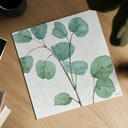 Mixed Greens LII by Lisa Audit. Shown as a detailed flat fine art print, highlighting archival giclee quality. Available as an archival giclee rolled canvas, fine art paper, or poster print. SKU 36528a.