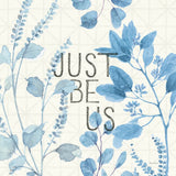 Mixed Greens LXV Blue by Lisa Audit. SKU 42750a. Archival Giclee Fine art print for wall decor.