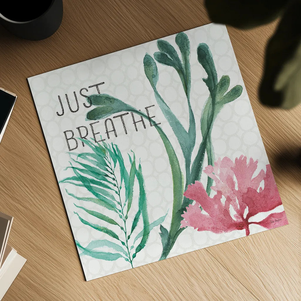 Mixed Greens LXVII by Lisa Audit. Shown as a detailed flat fine art print, highlighting archival giclee quality. Available as an archival giclee rolled canvas, fine art paper, or poster print. SKU 36542a.