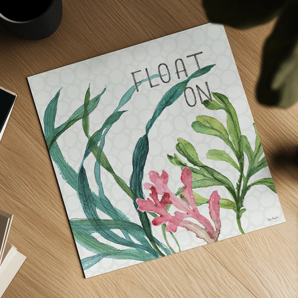 Mixed Greens LXVIII by Lisa Audit. Shown as a detailed flat fine art print, highlighting archival giclee quality. Available as an archival giclee rolled canvas, fine art paper, or poster print. SKU 36543a.