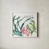 Mixed Greens LXVIII by Lisa Audit. Shown in a crisp white glass frame for a clean and minimalist style. Available as an archival giclee rolled canvas, fine art paper, or poster print. SKU 36543a.