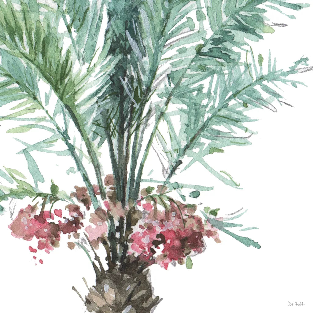 Mixed Greens V on White by Lisa Audit. SKU 82377a. Archival Giclee Fine art print for wall decor.