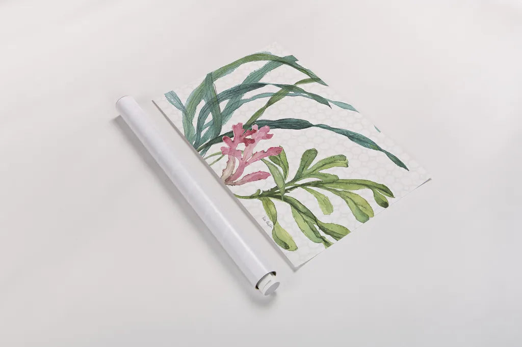 Mixed Greens XVII by Lisa Audit. shown as a rolled paper print. Available as archival giclee rolled canvas, fine art paper, or poster print. SKU 36475i.