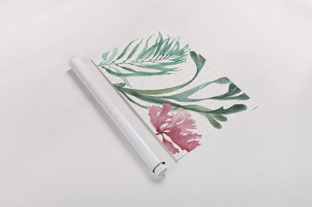 Mixed Greens XVIII by Lisa Audit. shown as a rolled paper print. Available as archival giclee rolled canvas, fine art paper, or poster print. SKU 36476i.