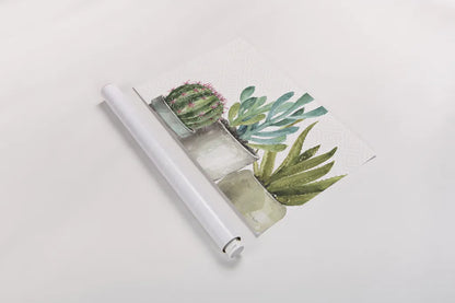 Mixed Greens XXXIV by Lisa Audit. shown as a rolled paper print. Available as archival giclee rolled canvas, fine art paper, or poster print. SKU 36492i.