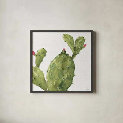 Mixed Greens XXXV by Lisa Audit. Shown in a sleek black glass frame for a contemporary gallery look. Available as an archival giclee rolled canvas, fine art paper, or poster print. SKU 36493a.