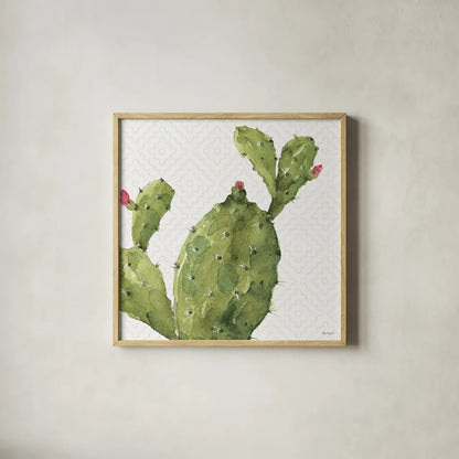 Mixed Greens XXXV by Lisa Audit. Shown in a natural wood glass frame for a timeless modern aesthetic. Available as an archival giclee rolled canvas, fine art paper, or poster print. SKU 36493a.