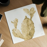 Mixed Greens XXXV Gold by Lisa Audit. Shown as a detailed flat fine art print, highlighting archival giclee quality. Available as an archival giclee rolled canvas, fine art paper, or poster print. SKU 60016a.