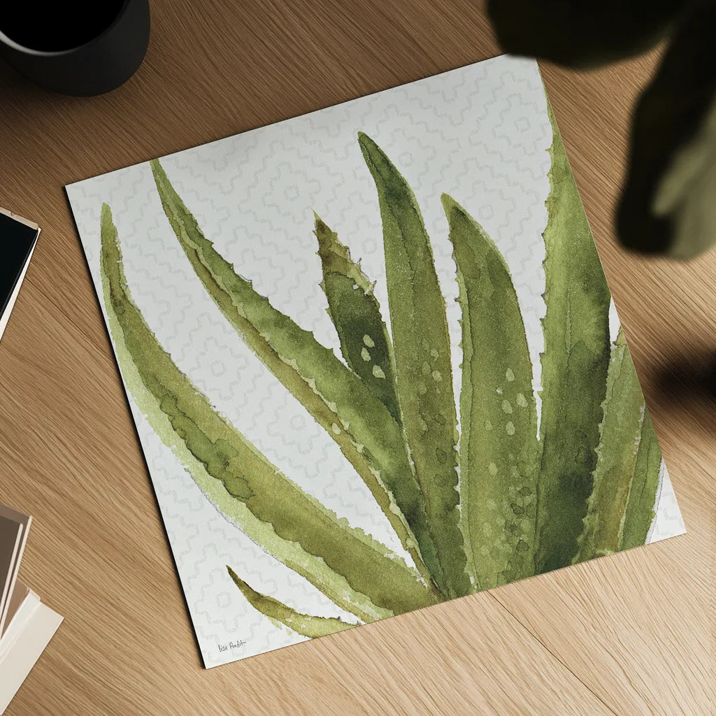 Mixed Greens XXXVIII by Lisa Audit. Shown as a detailed flat fine art print, highlighting archival giclee quality. Available as an archival giclee rolled canvas, fine art paper, or poster print. SKU 36496a.