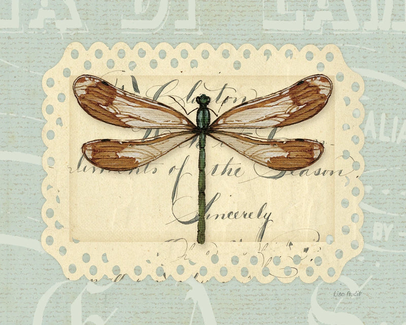 Mothers Treasure Dragonfly Stamp by Lisa Audit
